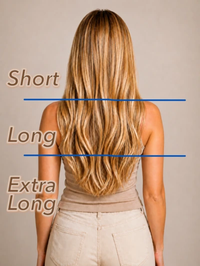 Guide to short, long and extra long hair lengths